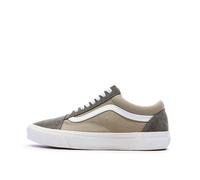 Vans Old Skool Canvas Block B Herren-Sneaker, Braun/Beige, braun, 37 EU
