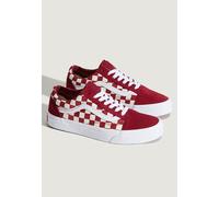 Vans - Old Skool Checkerboard Red/White - Girl Schuhe - Rot - EU 40,5 - Textile, Leather/Textile/Gummi Rot EU 40,5