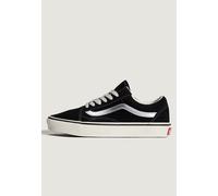 Vans - Old Skool Metallic Sidestripe Black/Silver - Schuhe - Schwarz - EU 39 - Leather/Textile/Gummi Schwarz EU 39