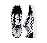 Vans - Old Skool (Primary Check) Black/White - Schuhe - Schwarz - EU 40,5 - Textile, Leather/Textile/Gummi Schwarz EU 40,5