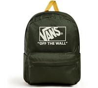 Vans Old Skool 22L Rucksack dunkelgrün/weiß/gelb