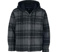 Vans Piedmont Hooded Plaid Shacket Übergangsjacke schwarz in M