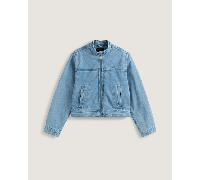 Vans - Premium Damen Pomona Kragenlose Station-Jacke, Damen, Blau, Größe: L