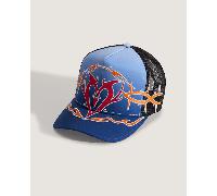 Vans - Premium Dayana Tribal Trucker-Kappe, Herren, Blau, Größe: Einheitsgröße