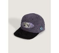 Vans - Premium Pixel Globe Snapback Hat Steel Shadow, Herren, Grau, Größe: Einheitsgröße