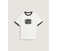 Vans - Ringer-T-Shirt mit Logo in der Brustmitte, Herren, Weiß, Größe: S