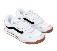 Vans Rowley Skateboardschuhe für Herren - Sneaker mit Waffelsohle im Retro-Stil der 90er Jahre - Edition 2025, Weiß Schwarz, 43 EU