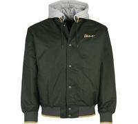 Vans Scripted Vans Hooded Baseball Jacket Übergangsjacke grün in M