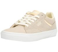 Vans Seldan Damenschuh, Retro-Tennis-inspirierte Sneaker für Mode, Arbeit und Alltag, Hairy Suede Lemon Icing, 38.5 EU