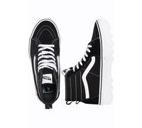 Vans - Sentry Sk8 Hi Black/White - Girl Schuhe - Schwarz - EU 36 - Textile, Leather/Textile/Gummi Schwarz EU 36