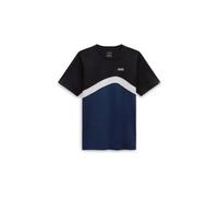 vans sidestripe kurzarm t shirt blau schwarz s