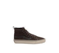 Vans Sk8-Hi MTE, hohe Schuhe aus braunem Wildleder, rutschfeste Gummisohle, klassischer Skate-Stil, braun, 41 EU