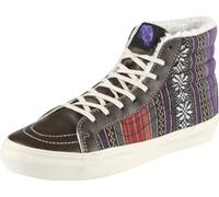 Vans Sk8-Hi Slim VQG366D, Unisex - Erwachsene Klassische Sneakers, Grau ((Guata Stripe) Demitasse/Turtledove), EU 36 (US 4.5)