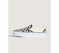 Vans Classic Slip-on Platform, Damen Slip On Sneaker, Schwarz (Black and White Checker/White Bww), 40 EU