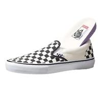 Vans Slipon Skateboard Sportschuhe Sneaker Schach Unisex Erwachsene Version Skateboard Herausnehmbare Einlegesohle 2025, Schach Natural Black, 40.5 EU