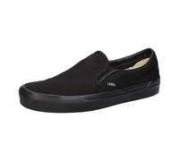Vans - Classic Slip-On Black/Black - Schuhe - Schwarz - EU 45 - Textile/Textile/Gummi Schwarz EU 45