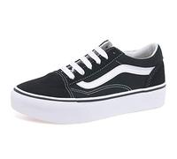 Vans Sneaker Low Schwarz Madchen Sportschuhe Laufschuhe Turnschuhe Hausschuhe Schnursenkel Plateausohle Uy Old Skool Platform Canvas