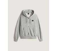 Vans - Stretch-Kapuzenjacke mit Logo und Reißverschluss, Herren, Grau, Größe: XXL