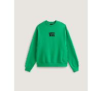 Vans - Stretch-Sweatshirt mit Rundhalsausschnitt und Logo, Herren, Grün, Größe: L