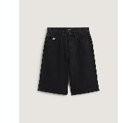 Vans - Stretched Logo Jeansshorts, Herren, Schwarz, Größe: 28
