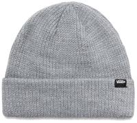Vans Strickmütze mit Logo Cuff Core Beanie weich mit Micro Patch auf Revers - Beanie-Stil für Erwachsene Unisex, grau, One size