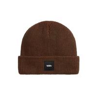 Vans Strickmütze mit Logo Waffle Cuff Beanie, sehr weich, mit Patch auf Revers - Beanie-Stil für Erwachsene, Unisex, Burnt dark orange, One size