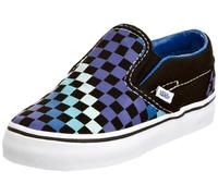 Vans T Classic Slip-ON ChckerbrdBlack/ VLYHCK2, Unisex - Kinder Sneaker, Schwarz (Checkerboard) Black/True White, EU 24