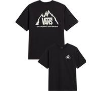 Vans - T-Shirt aus Bio-Baumwolle - Mte Crestline SS Tee Black/White für Herren aus Baumwolle - Größe S - schwarz schwarz S