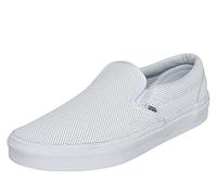 Vans U CLASSIC SLIP-ON PERF LEATHER, Unisex-Erwachsene Sneakers, Weiß ((Perf Leather) white), 36.5 EU