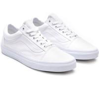 True White Vans Old Skool Trainers Weiß EU 51