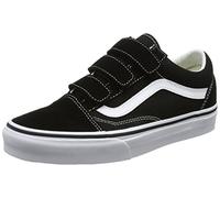 Vans Unisex Old Skool V Laufschuhe, Schwarz (Black/True Whitesuede/Canvas), 44 EU