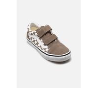 Vans Old Skool V Junior Schuhe braun weiß - 34