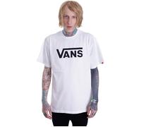 White / Black Vans Classic Short Sleeve T-shirt Weiß L Herren
