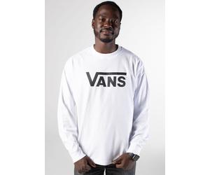 Vans - Vans Classic White - Longsleeve - Weiß - L - 100% Baumwolle Weiß L