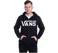 Vans CLASSIC II black/white sweatshirts mit reißverschluss - M