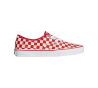 Vans Authentic Primary Check Skateschuhe racing red / white Gr. 6.5