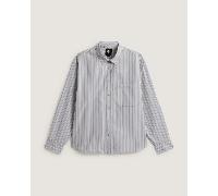 Vans - Vans x Rowan Stripe LS Woven, Herren, Grau, Größe: S