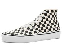 Vans - Authentic Hi 2.0 Checkerboard Schuhe, Herren, Schwarz, Größe: 42
