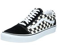 Vans Herren Old Skool Checkerboard Sneaker, Blk White, 44.5 EU