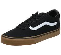 Vans Ward Herren Sneaker, Schwarz Canvas Black Gum, 43 EU