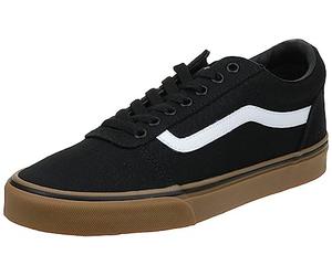 Vans Ward Herren Sneaker, Schwarz Canvas Black Gum, 43 EU