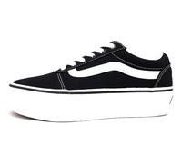Sneaker Vans Ward Platform Canvas Black White Damen-Schuhgröße 41