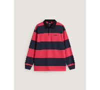 Vans - Ward Stripe Rugby Knit Polo, Herren, Rot, Größe: S