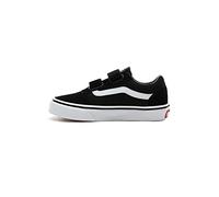 Vans Ward V Suede, Jungen Sneaker, Schwarz (Suede/Canvas) Black/White), 32.5 EU