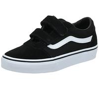 Vans Ward V Suede, Jungen Sneaker, Schwarz ((Suede/Canvas) Black/White Iju), 31.5 EU