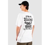 Vans Warped World T-Shirt white Herren Gr. M
