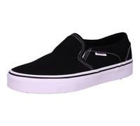 Vans Damen Asher Sneaker, (Canvas) Black/White, 40 EU