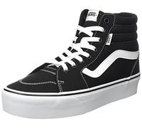 Vans Filmore Hi Platform Canvas Black White Damen-Schuhgröße 38