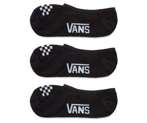 Vans Women's Classic 3 Paar - Socken (black white, 31,5-36)