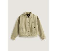 Vans - Womens Pomona Station Jacket Soft Sage, Damen, Beige, Größe: L
